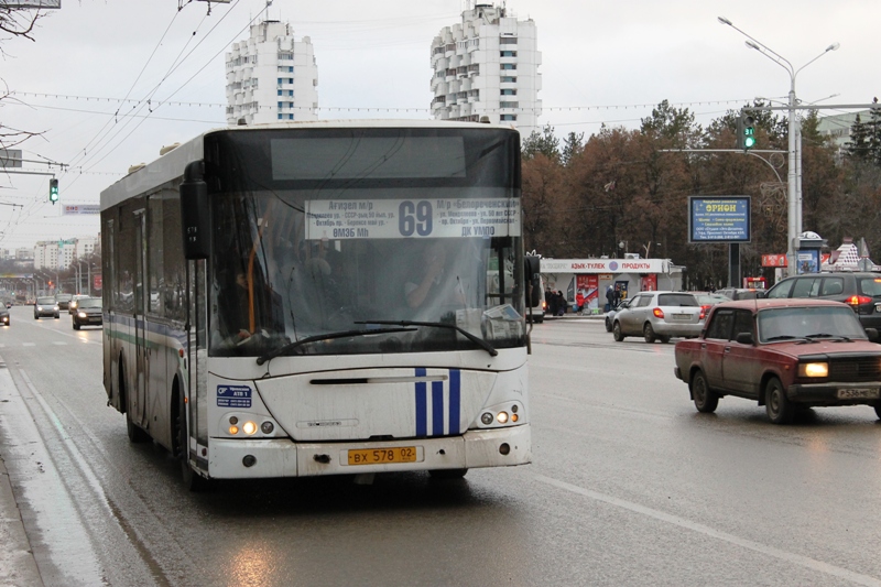В Уфе из-за ремонта дороги изменится схема движения автобусов № 22, 22а, 205