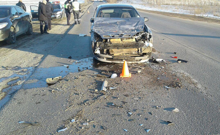В Башкирии мужчина пострадал в ДТП с двумя иномарками и грузовиком