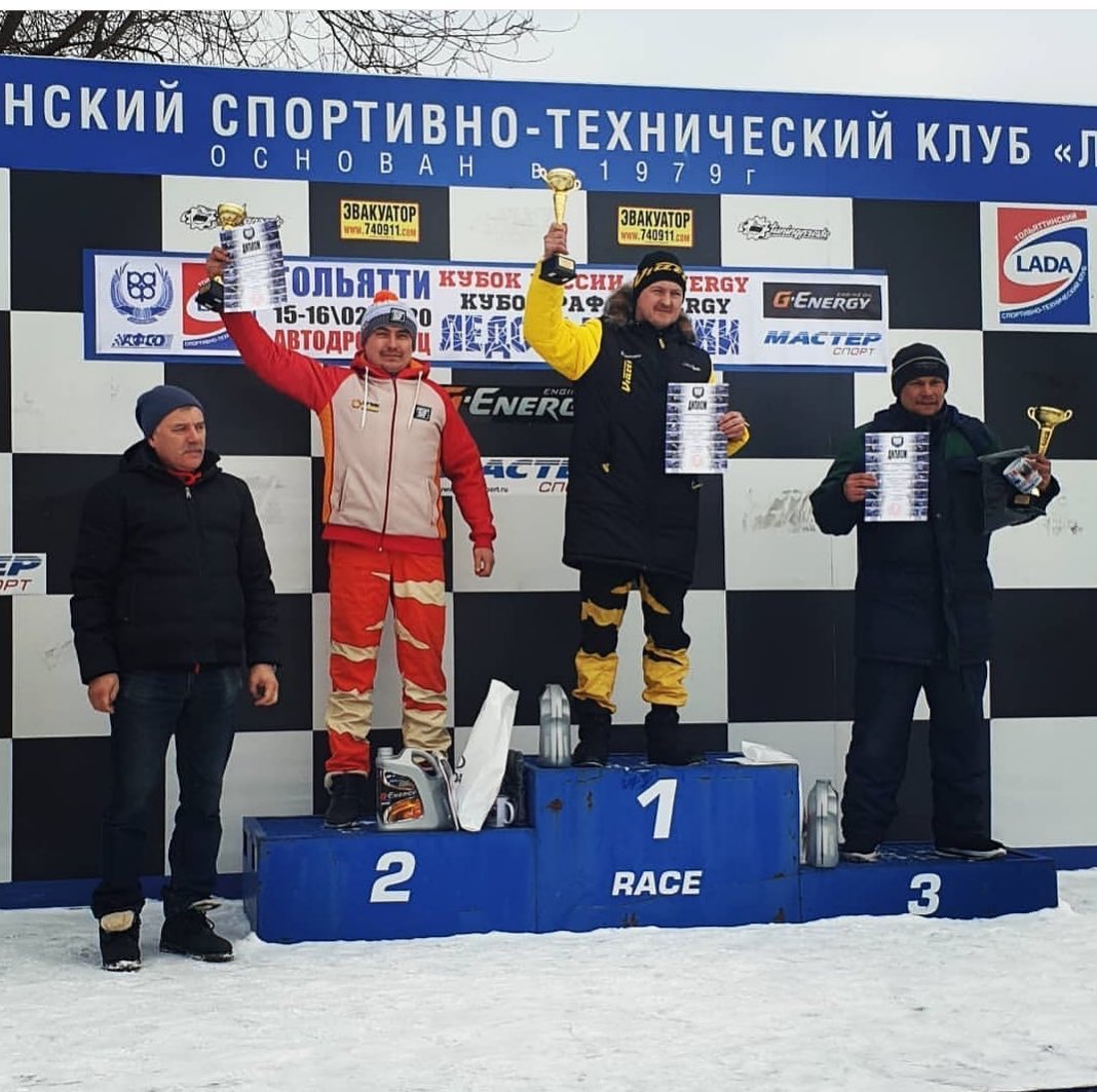 Альберт Гайнуллин из Октябрьского стал вторым по итогам кубка России по ледовым гонкам