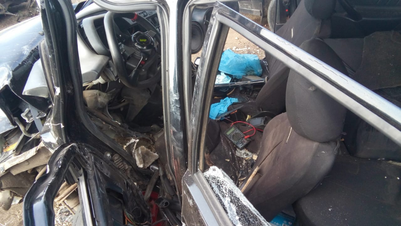 В Башкирии автовор попал в ДТП на угнанной машине