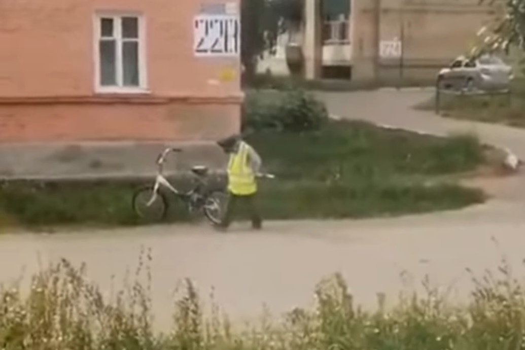 Видео: В одном из городов Башкирии на улице заметили необычного сотрудника ДПС
