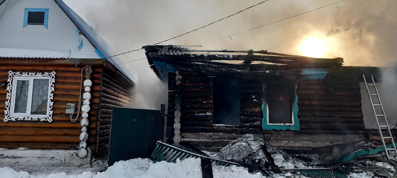 В Башкирии на пепелище нашли тело мужчины