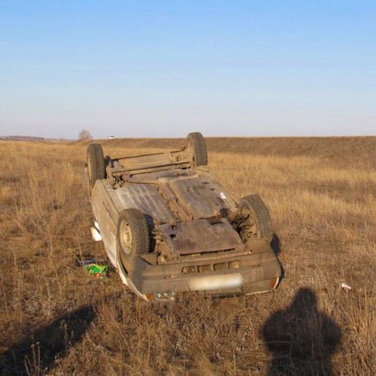 В Башкирии автомобиль вылетел в кювет – Водитель заснул за рулем