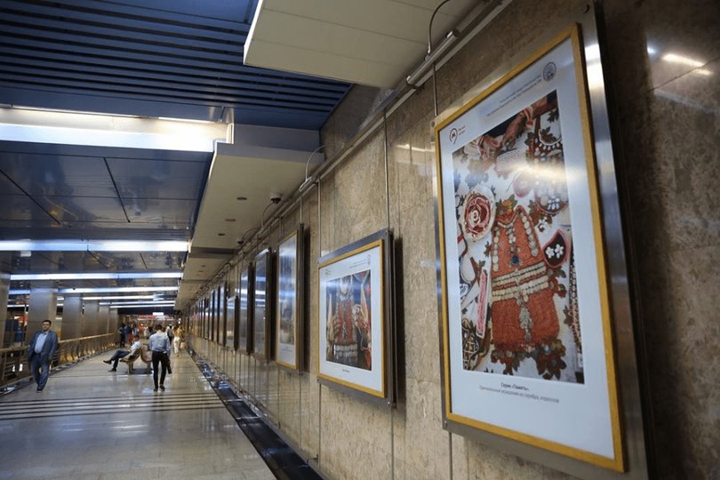 В московском метро организовали выставку в честь 100-летия Башкирии