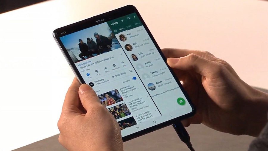 Samsung работает над более доступным смартфоном Galaxy Fold с гибким экраном