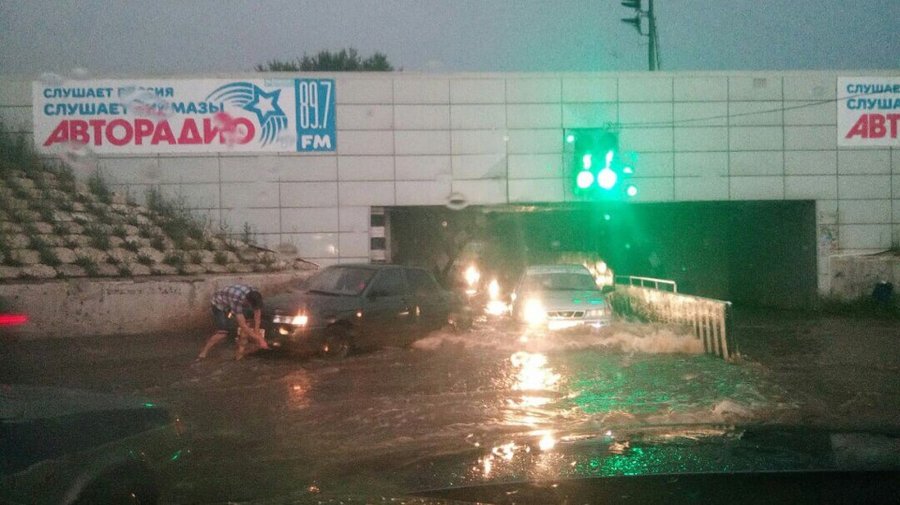 В Башкирии затопило «мост глупости»