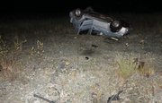 В Башкирии иномарка под управлением пьяного парня улетела в кювет 