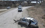 Смертельное ДТП: В Башкирии легковушка влетела в стоявший на остановке автобус