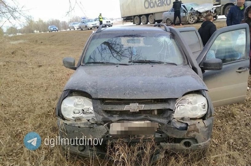 В Башкирии в аварии на трассе пострадали люди