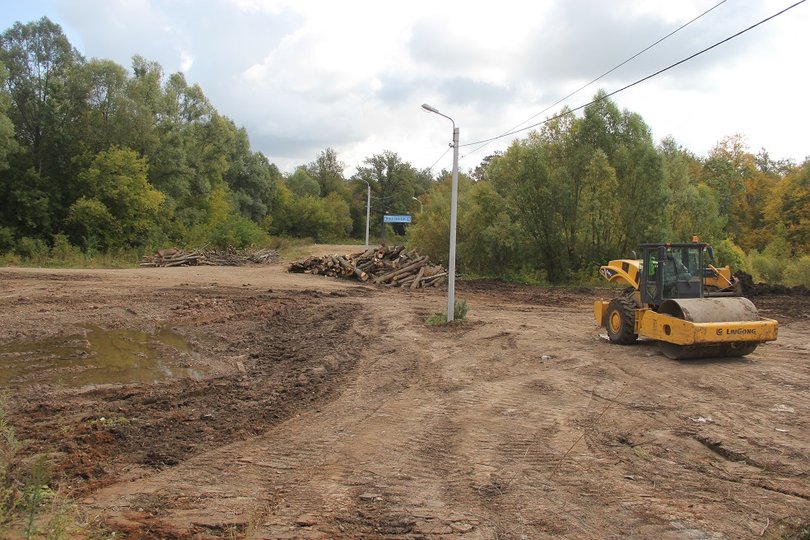 В Уфе началось строительство новой четырехполосной дороги