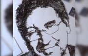 Художница из Уфы сделала портрет Юрия Шевчука из лент для кассет