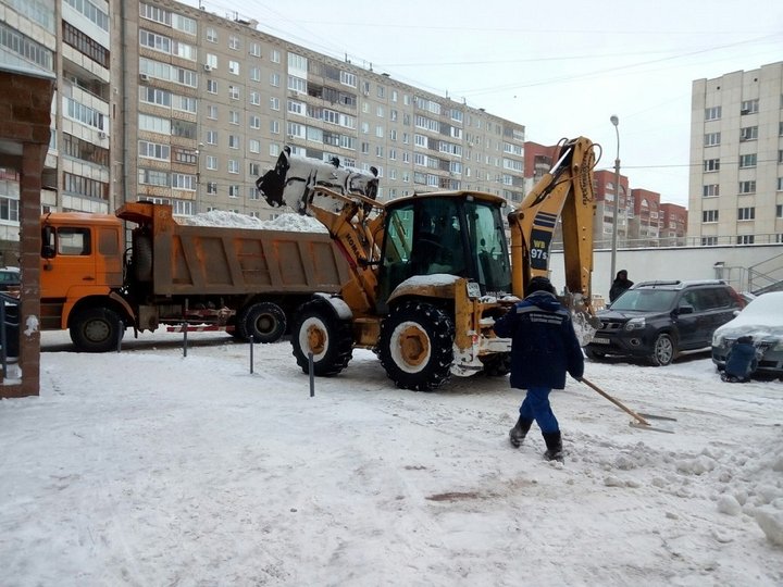 Опубликован график комплексной уборки дворов Уфы от снега на 25 марта