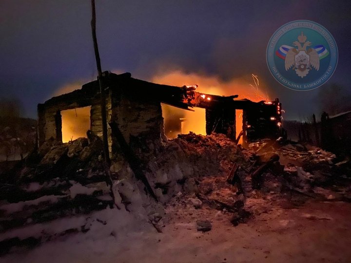 В Башкирии в пожаре погиб ребёнок