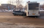 В Башкирии в аварию попал автобус «Башавтотранса» 