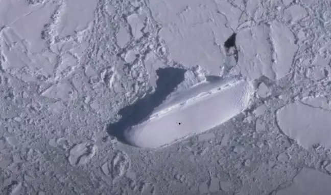На картах Google Earth обнаружили гигантский «корабль» в Антарктиде