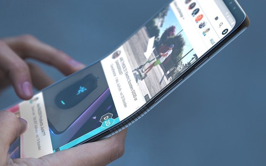 В Сети опубликованы первые изображения гибкого смартфона Samsung