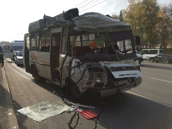 Следователи Башкирии начали проверку по факту ДТП с двумя автобусами