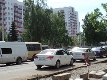 В районе Телецентра на две недели частично перекроют улицу Гафури 