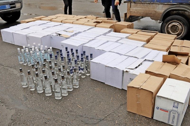 В Башкирии полиция изъяла крупную партию немаркированного алкоголя