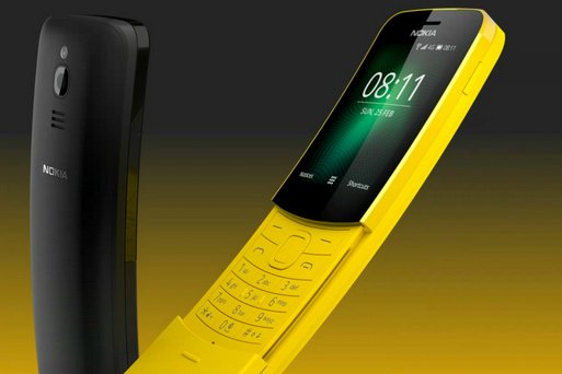 В продаже появился телефон-банан Nokia 8110 4G