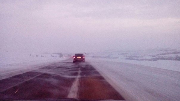 Водителей Башкирии предупредили об ухудшении видимости из-за снегопада