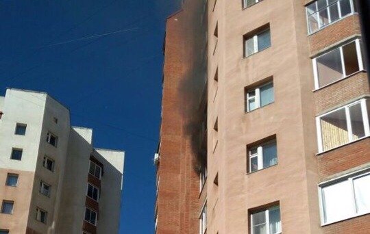 Уфимцы устроили пожар в соседской квартире