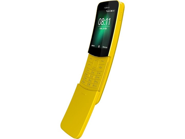 «Телефон-банан» Nokia 8110 4G получил поддержку WhatsApp и Facebook