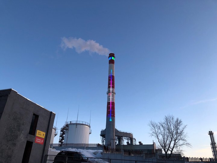 В Уфе вновь запустили 120-метровый градусник