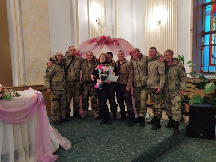 Доброволец из Башкирии женился во время короткой передышки