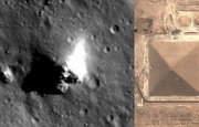 Уфолог обнаружил на снимках NASA древнеегипетскую пирамиду на Луне