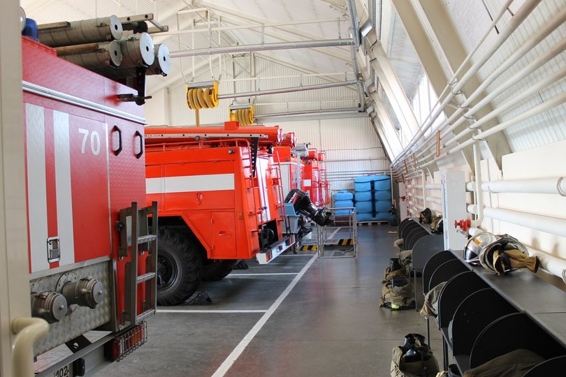 В Уфе пожарные выехали на сработку дымового датчика в ТРК «Аркада»