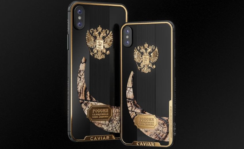Caviar украсит новый iPhone Xs древними ценными реликвиями