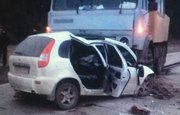В Башкирии в столкновении с КамАЗом погибли водитель и пассажирка легковушки