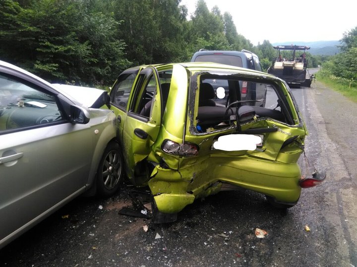 В Башкирии водитель уснул за рулём и спровоцировал аварию
