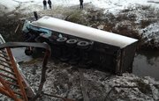 Известны подробности ДТП с упавшим с моста в реку грузовиком в Башкирии