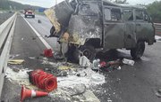 В Башкирии грузовик насмерть сбил бригаду дорожных рабочих