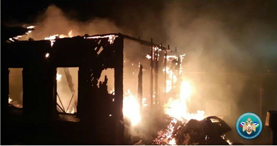  В Башкирии в пожаре погиб мужчина