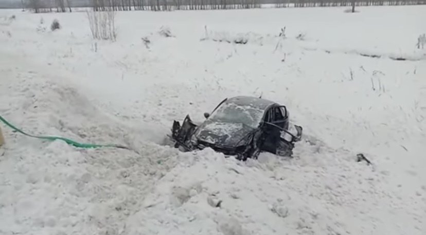 Сегодня в Башкирии на трассе погиб 50-летний водитель