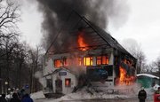 В Башкирии на ГЛЦ «Куштау» сгорело здание проката горно-лыжного инвентаря