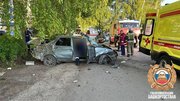 В Башкирии 22-летний водитель Priora погиб, врезавшись в дерево 