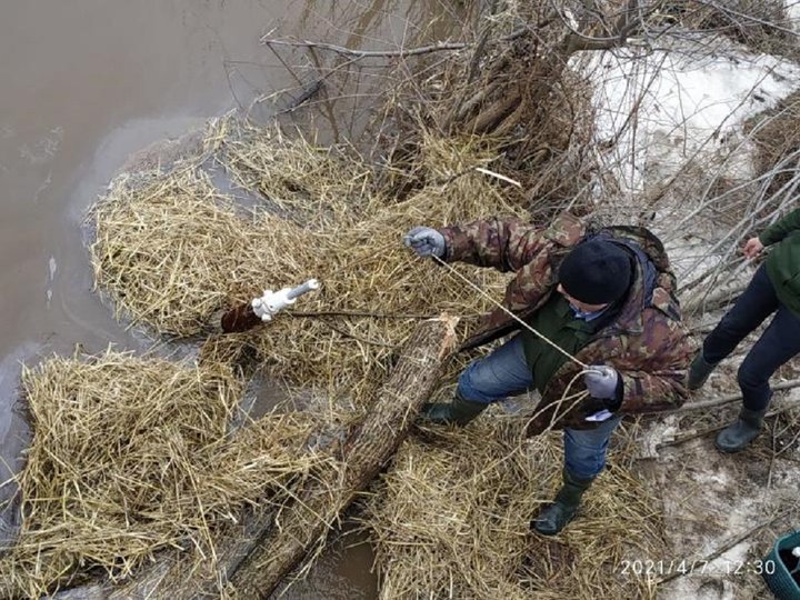 В реке Башкирии обнаружили нефтепродукты 