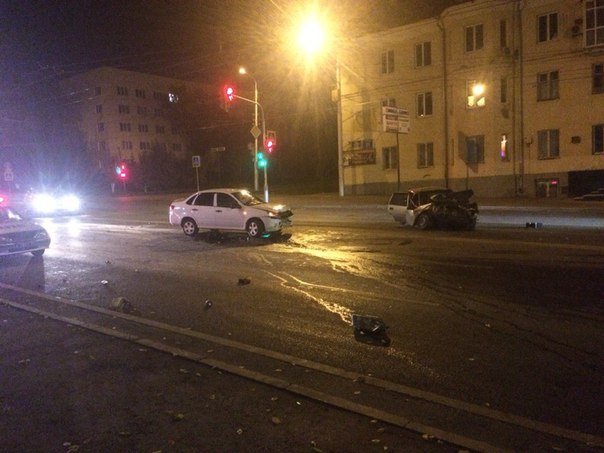 Ночное ДТП в Уфе: пострадали несколько человек