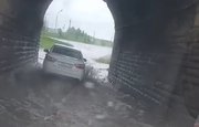 Один из городов Башкирии затопило после сильного ливня
