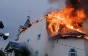 В деревне Башкирии пламя охватило местную церковь