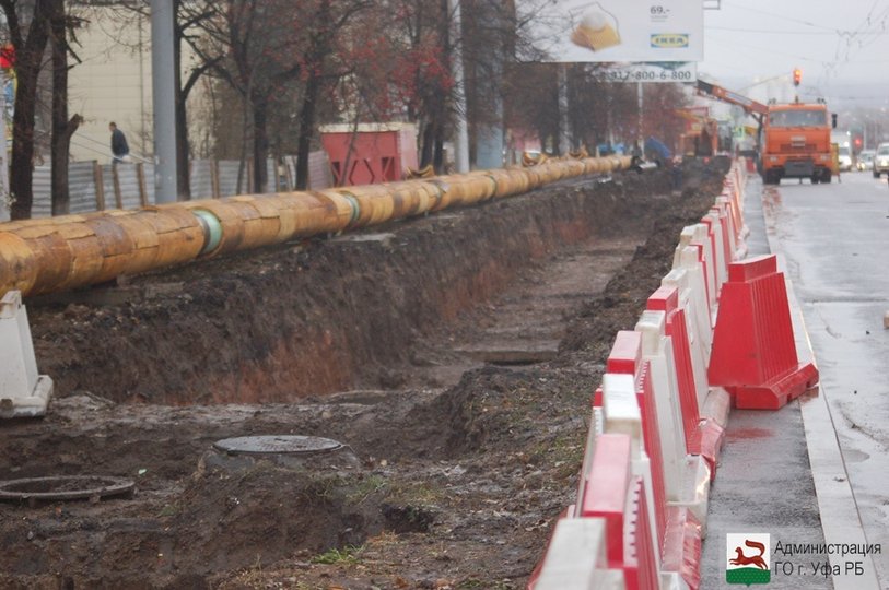 Власти Уфы потребовали отремонтировать трубы до начала ремонта дорог