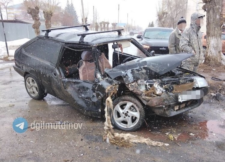 В Башкирии пьяного водителя ВАЗ протаранила ГАЗель