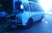 В ДТП с автобусом в Уфе пострадали девять пассажиров