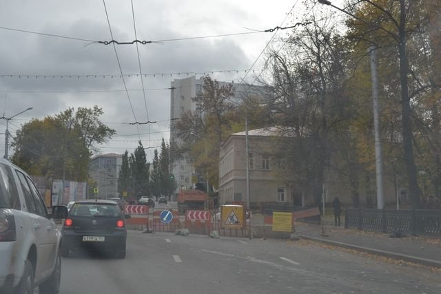 В Уфе на 10 дней ограничили движение транспорта по улице Цюрупы