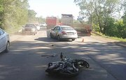 В Башкирии под колёсами грузовика погиб мотоциклист