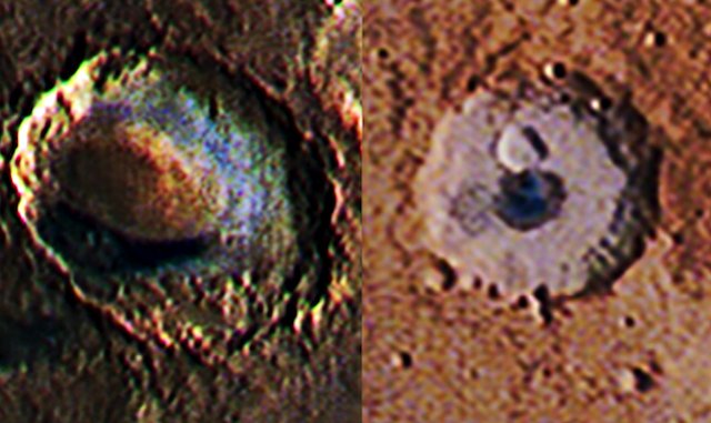В кратере Марса обнаружили секретную базу инопланетян